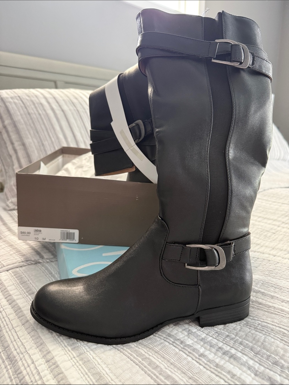 LifeStride Black Women's Shoes Box Label Size 10